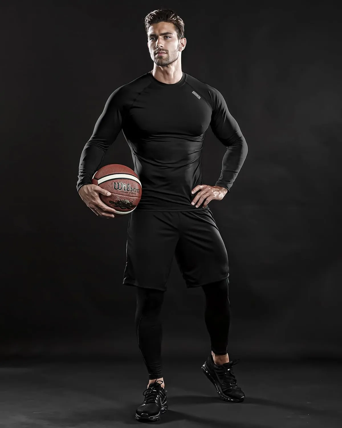 4, 3, 2 or 1 Pack Men's Compression Shirts Top Long Sleeve Sports Baselayer