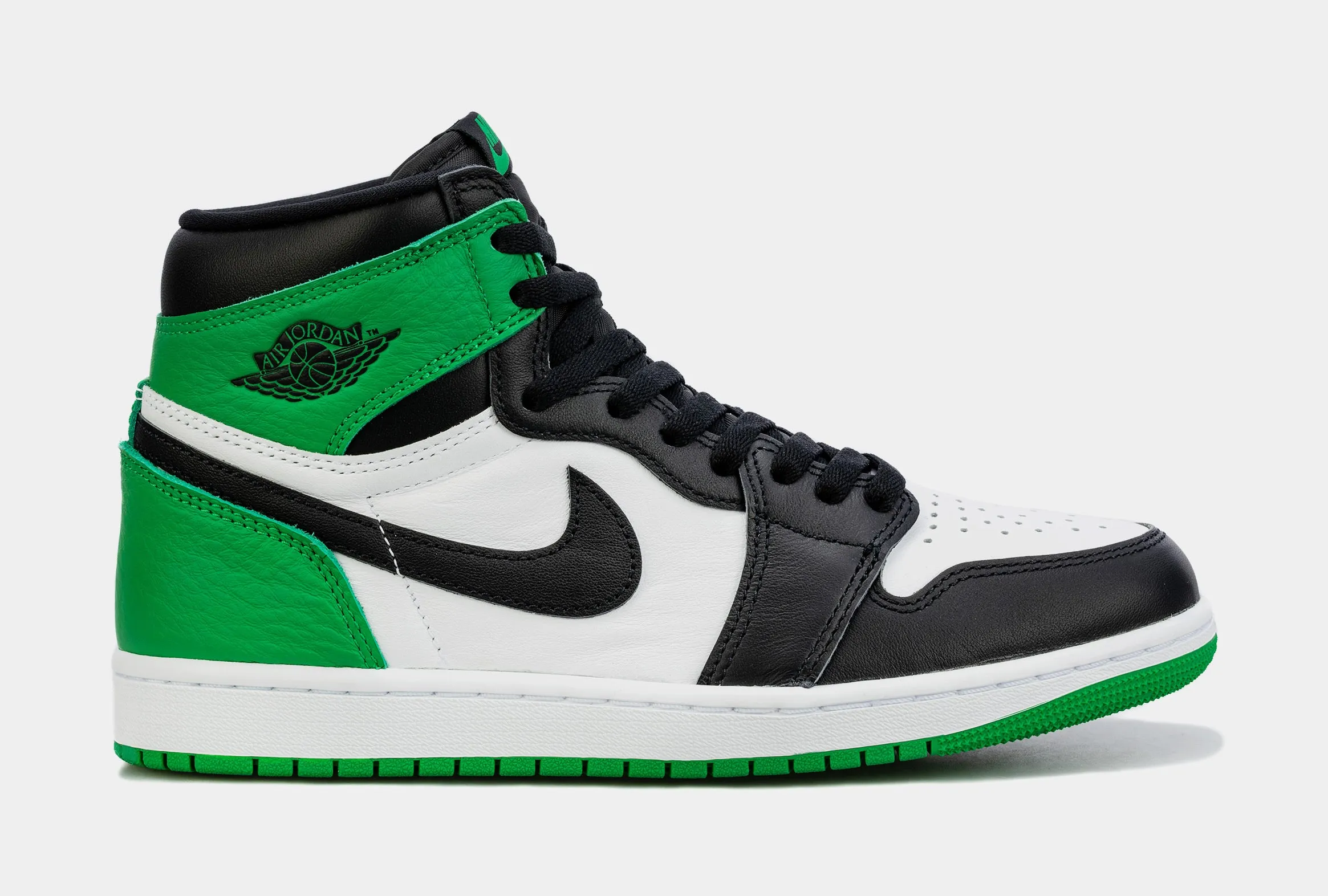 Air Jordan 1 Retro High OG Lucky Green Mens Lifestyle Shoes (Black/Green)