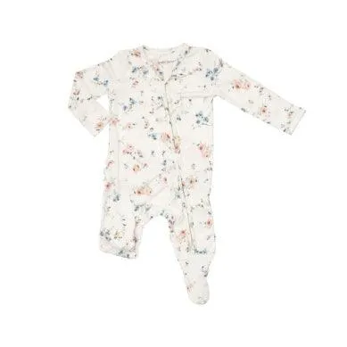 Baby 2 Way Zipper Footie | Climbing Roses | Angel Dear