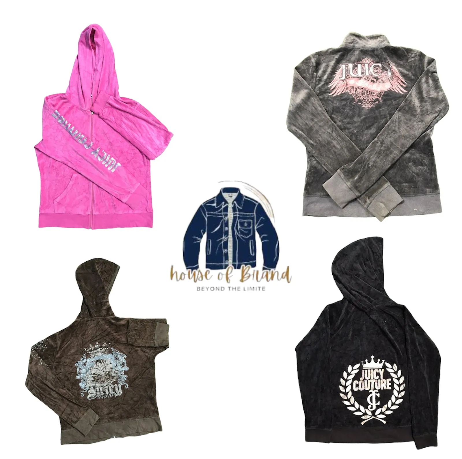 Back printed style Juicy Couture jackets