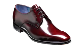 Barker Rutherford Classic Cemented Derby- Burgundy High-Shine