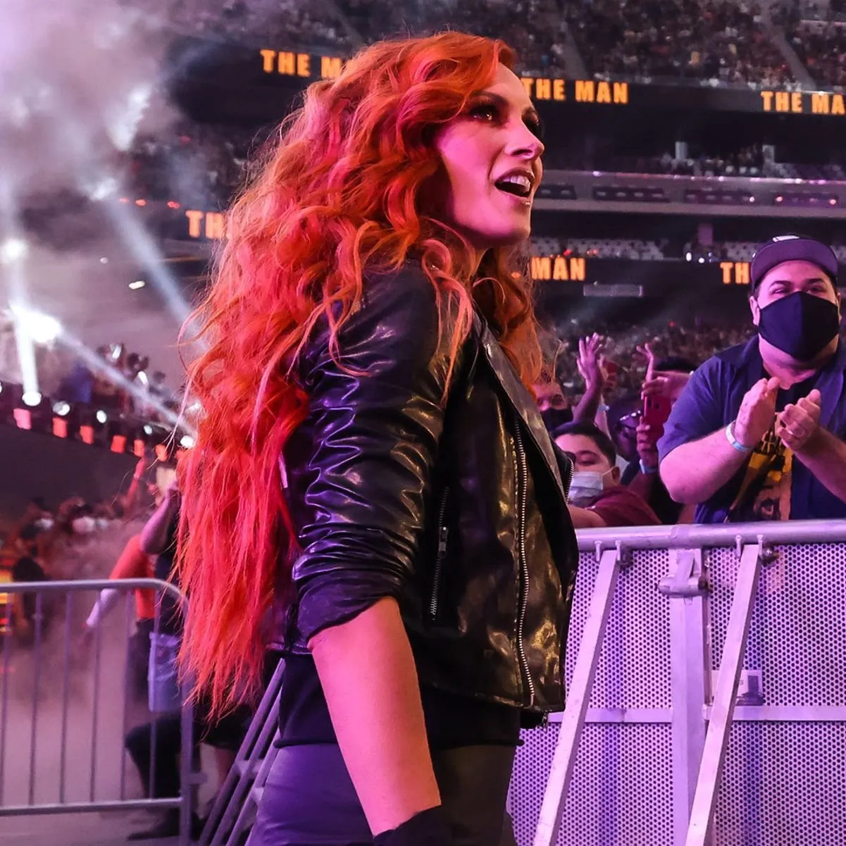 BECKY LYNCH’S WWE SUMMERSLAM 2021 RETURN LEATHER JACKET