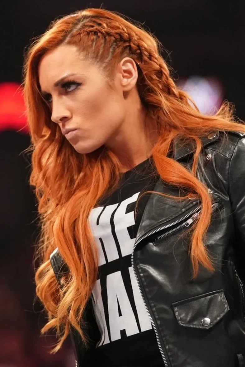 BECKY LYNCH’S WWE SUMMERSLAM 2021 RETURN LEATHER JACKET