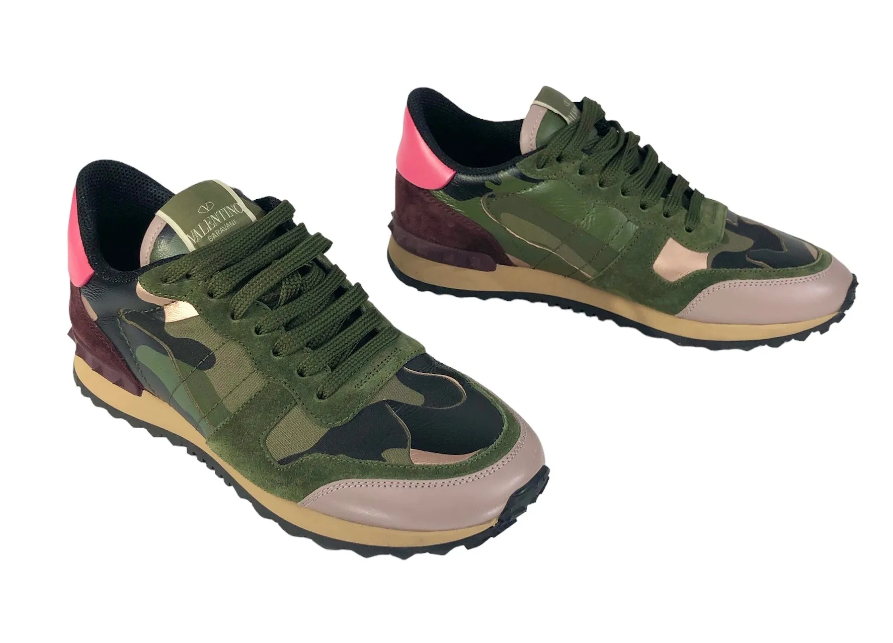 Camo Rockrunner Sneaker | Size US 8 - EU 38.5