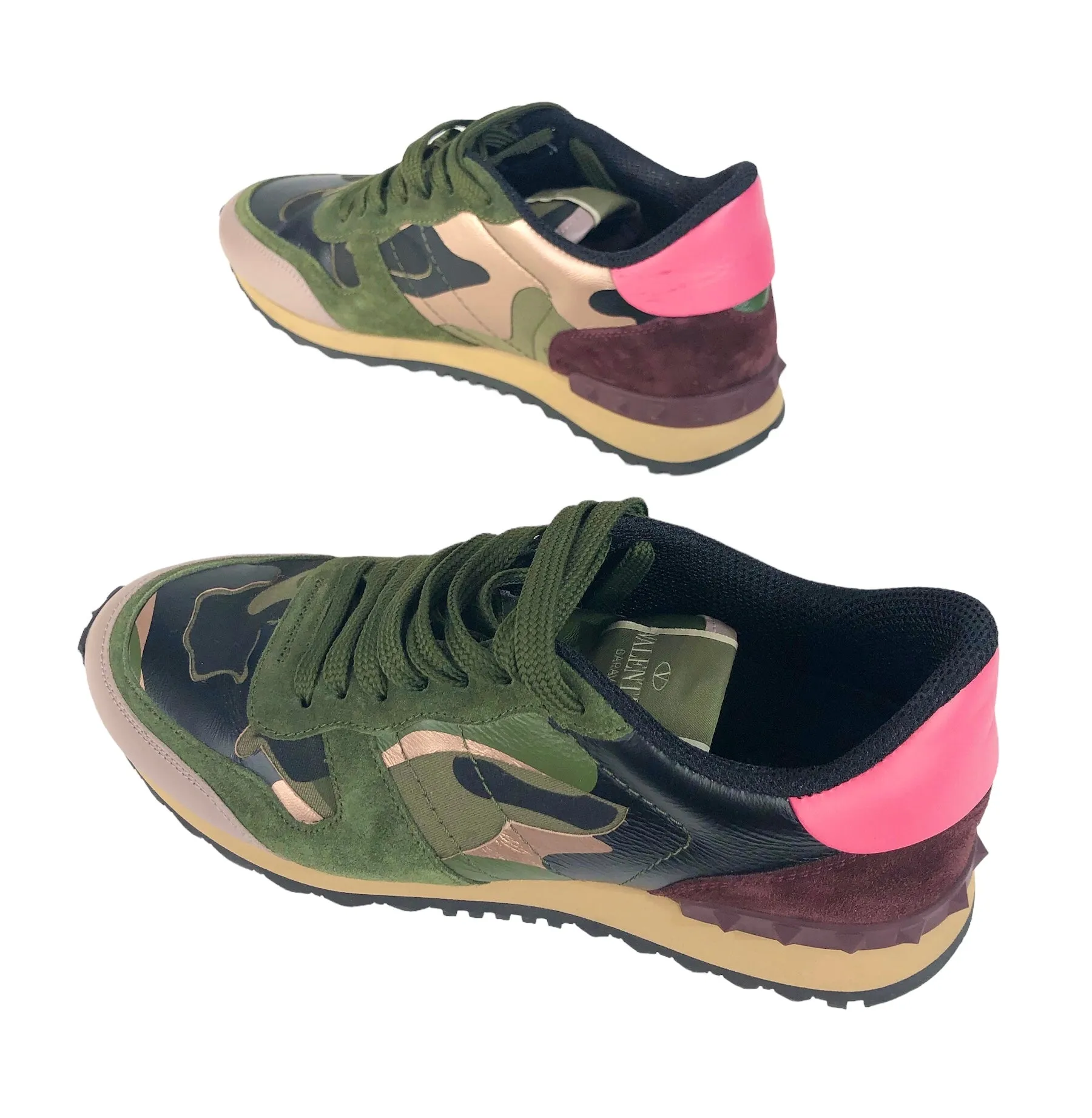 Camo Rockrunner Sneaker | Size US 8 - EU 38.5