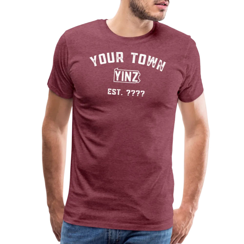 Custom "Your Town" Yinzylvania Tee