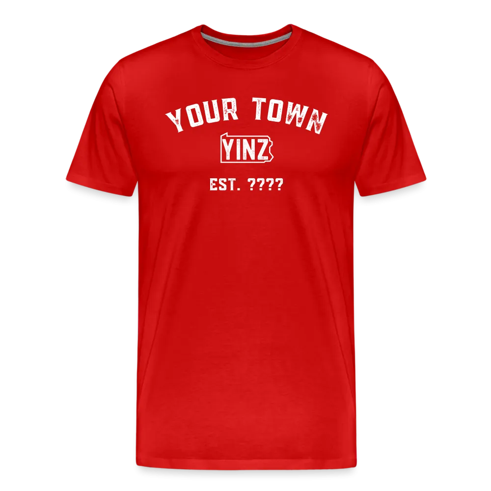 Custom "Your Town" Yinzylvania Tee