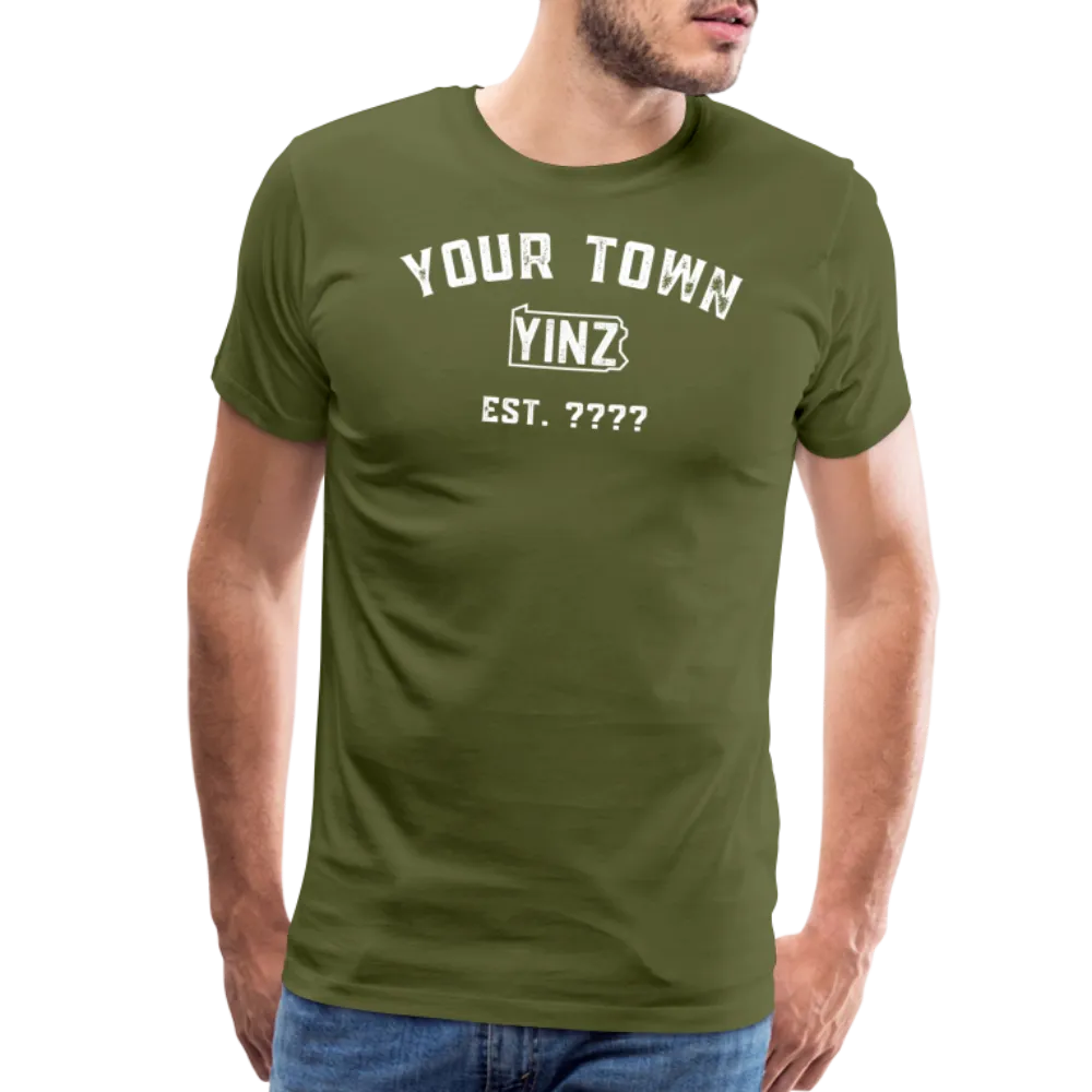 Custom "Your Town" Yinzylvania Tee