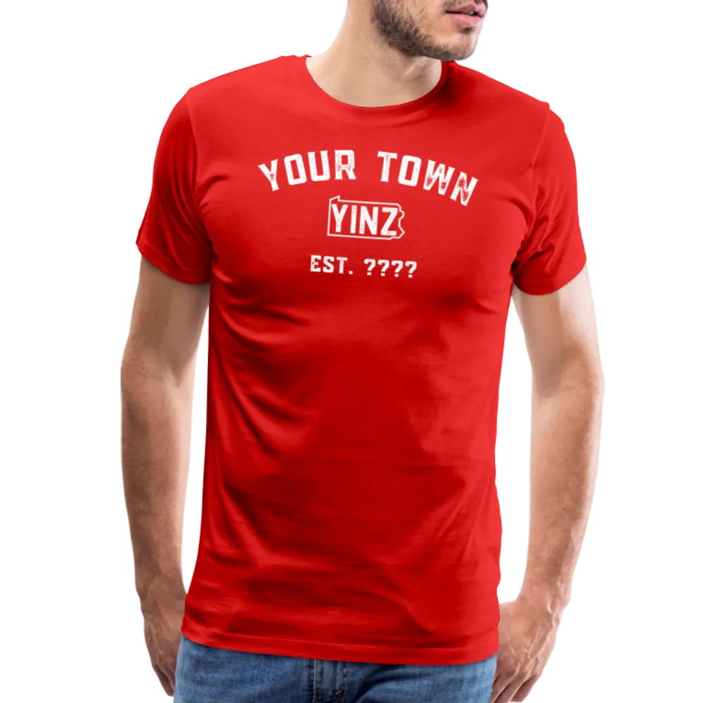 Custom "Your Town" Yinzylvania Tee