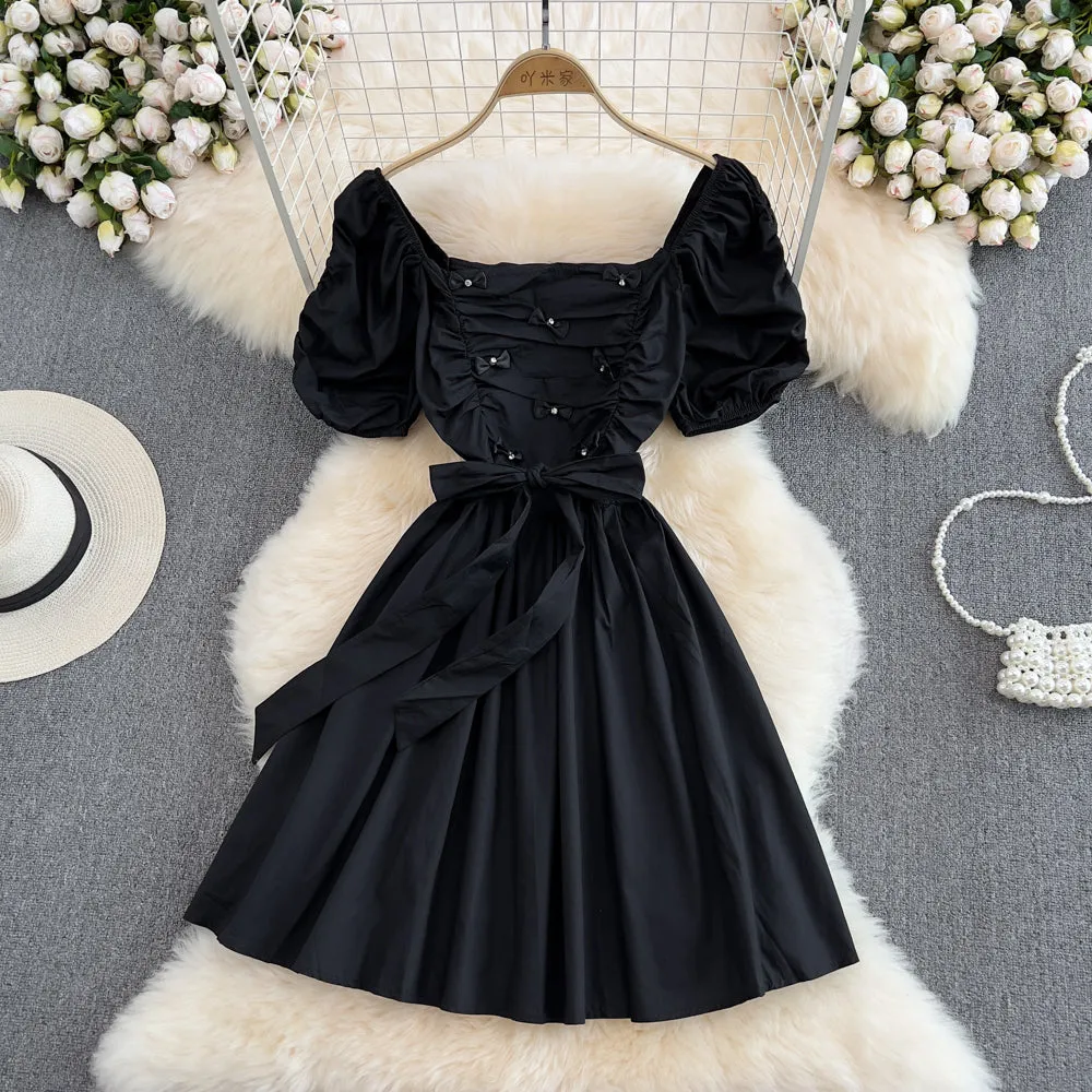 Cute A line short dress fashion dress    S361