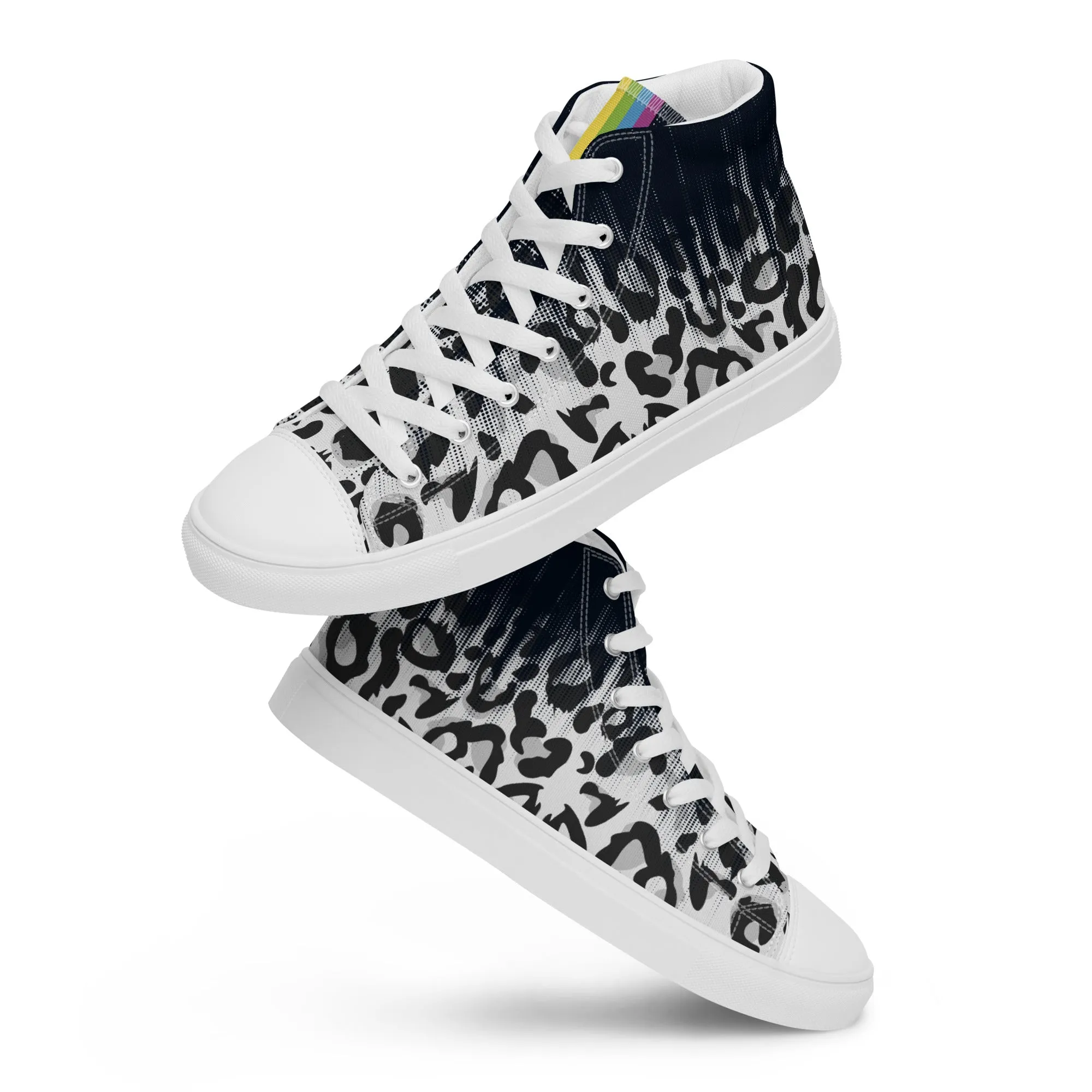 Faded Leopard High Top Trainers (female sizes)