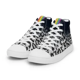 Faded Leopard High Top Trainers (female sizes)