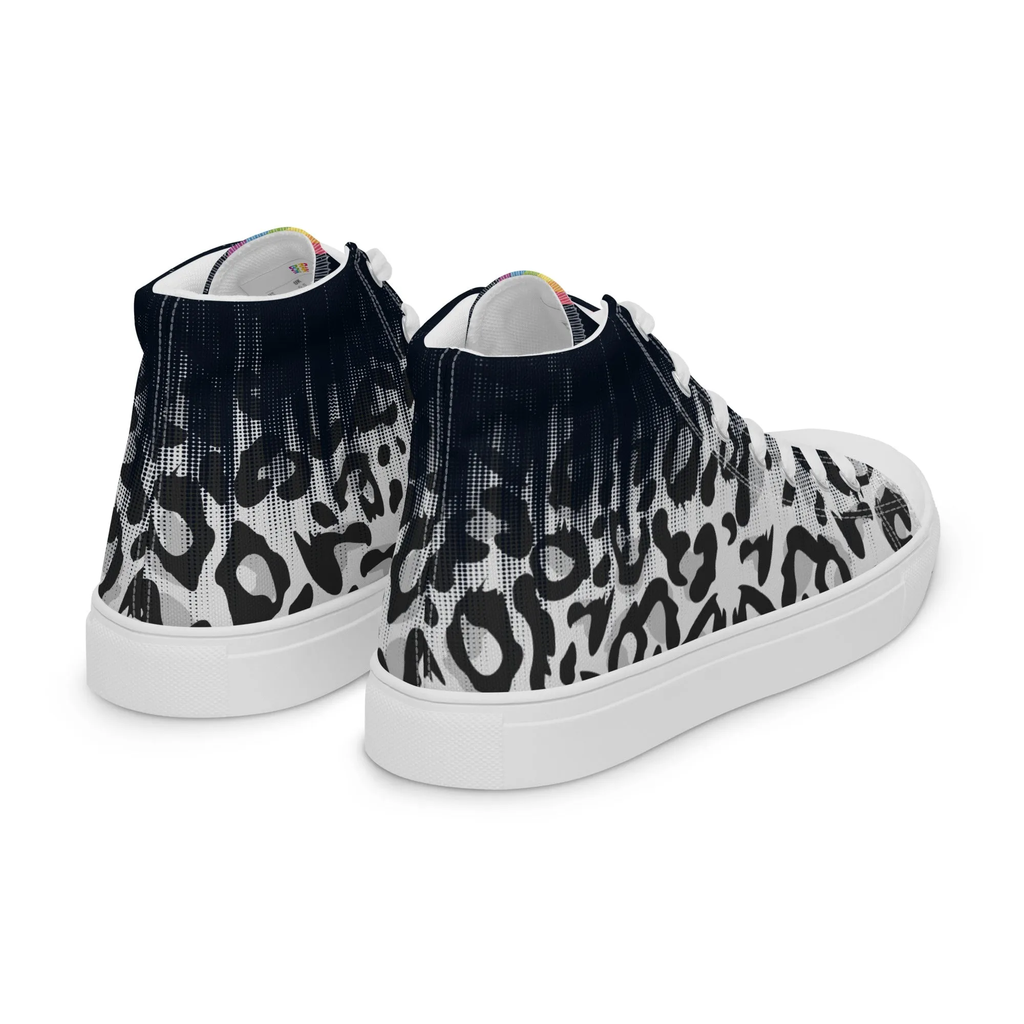 Faded Leopard High Top Trainers (female sizes)