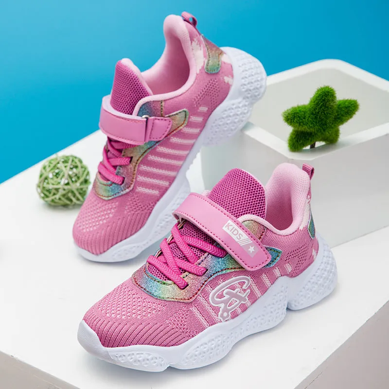 Flying Woven Mesh girl Sneakers