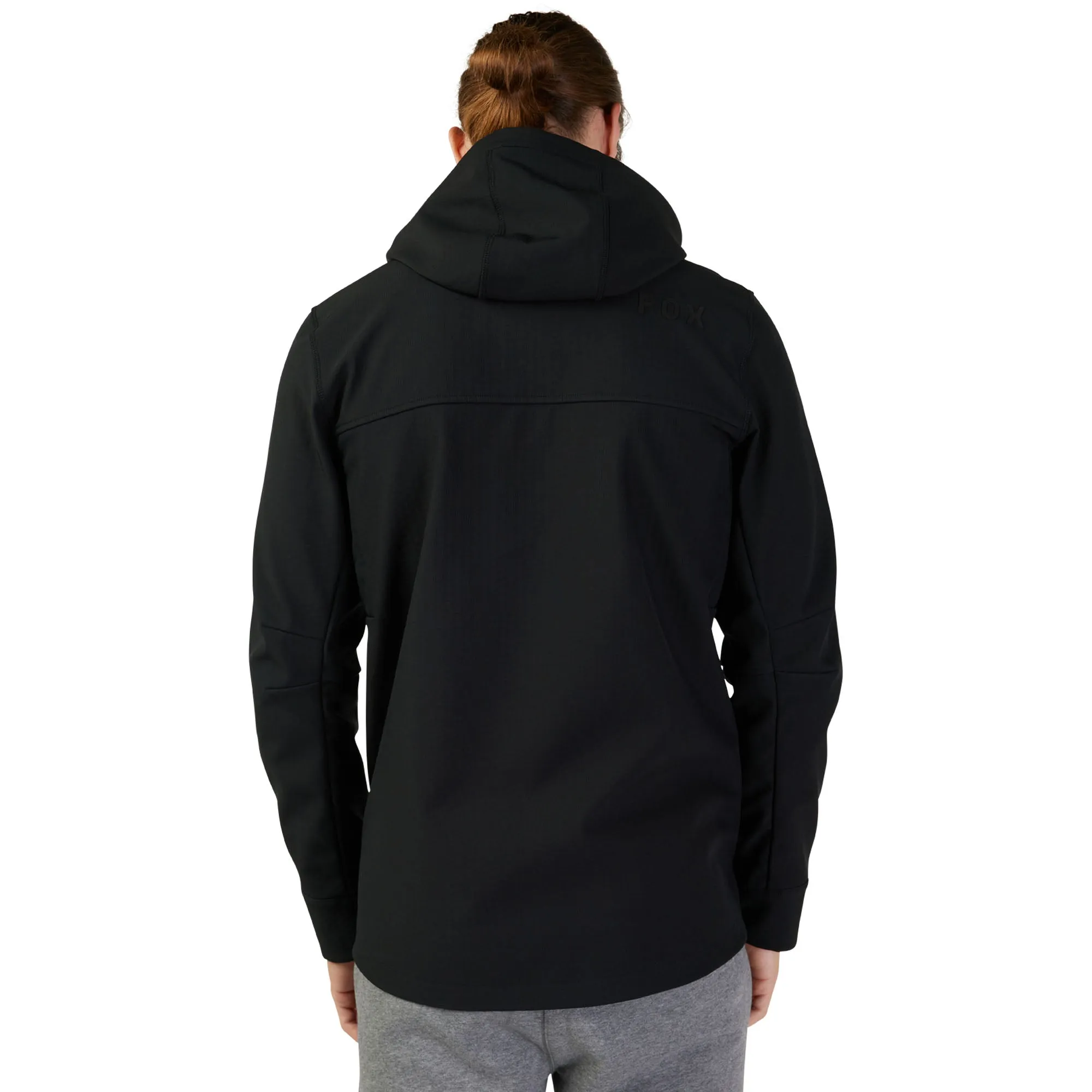 Fox Racing  Mens Pit Jacket DWR 3 Layer Fabric Stretch Midweight Softshell Black