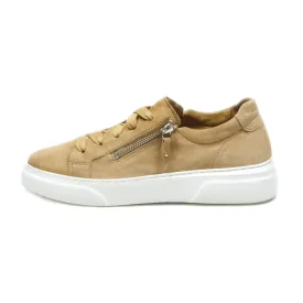 Gabor Low-Top Sneakers Suede Brown Colour For Women