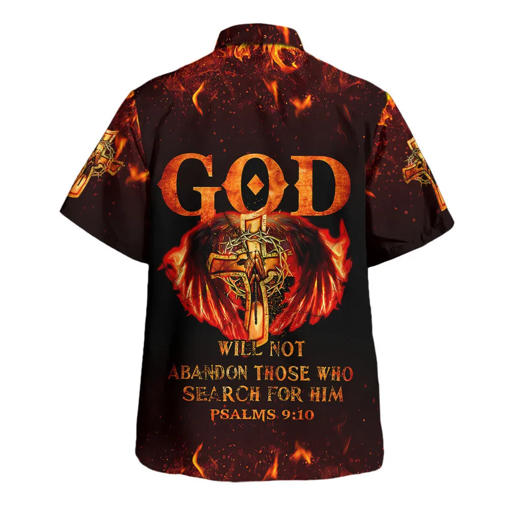 God Will Not Abandon Those Who Search For Him Jesus Cross Hawaiian Shirts For Men And Women - Christian Hawaiian Shirt - Hawaiian Summer Shirts