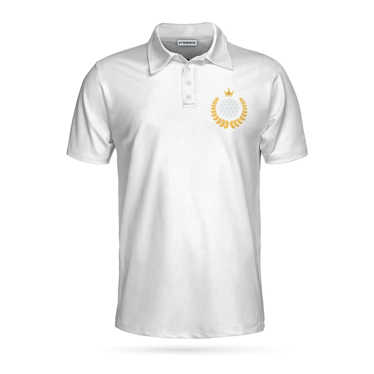 Golf Swing Life Cycle White Golf Polo Shirt, Best Golf Shirt For Men Coolspod