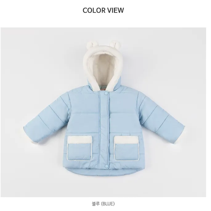 Gras Baby padded Jumper-Blue