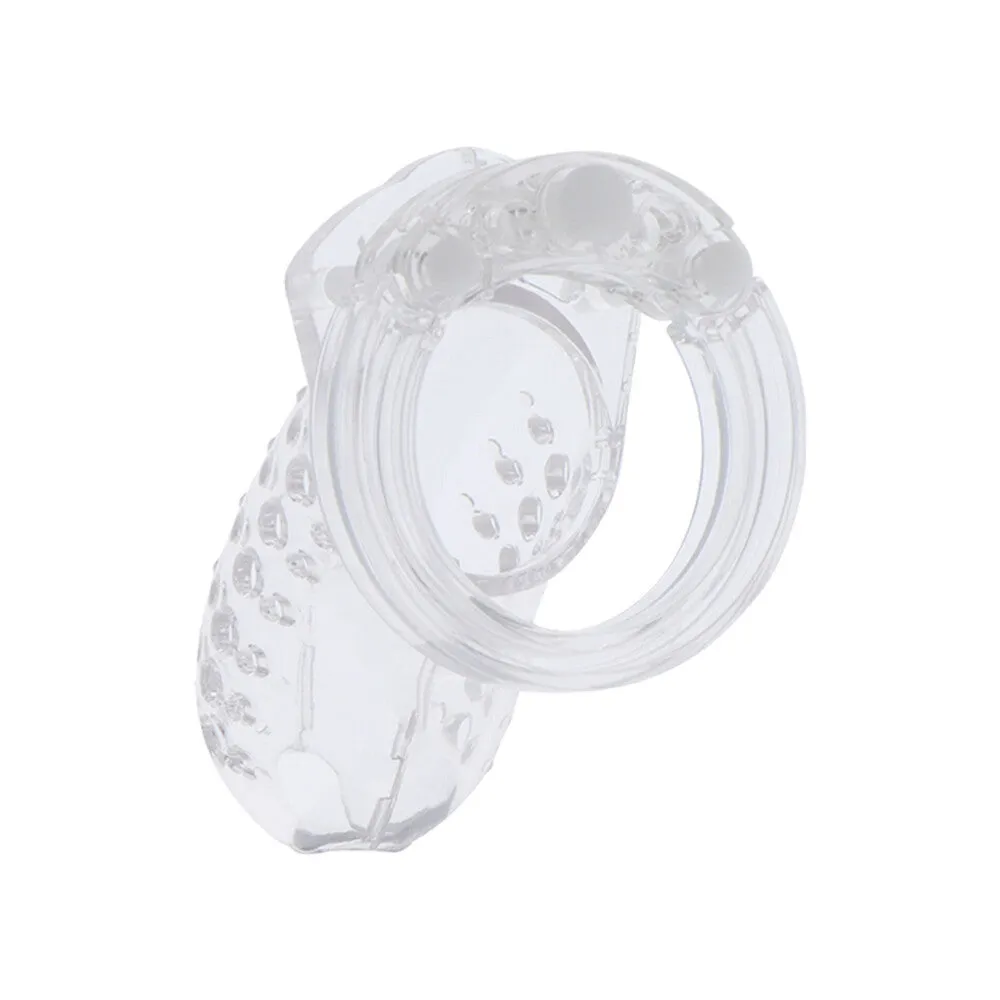 Hidden Desire Extreme Acrylic Chastity Cock Cage Clear