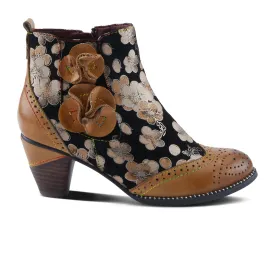 L'Artiste Glynn Heeled Ankle Boot (Women) - Tan Multi