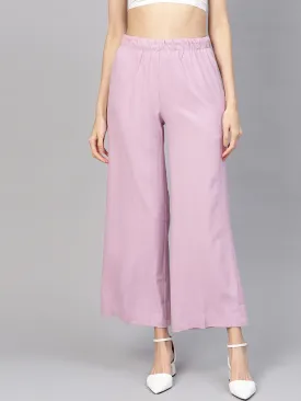 Lavender Palazzo Pants