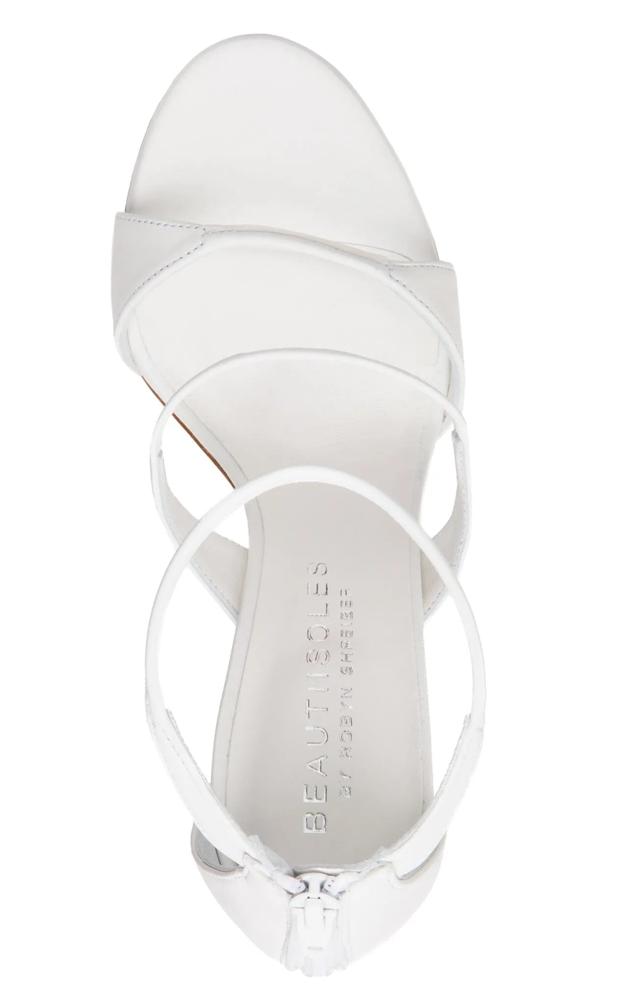 Lorenza Beige Leather Sandal