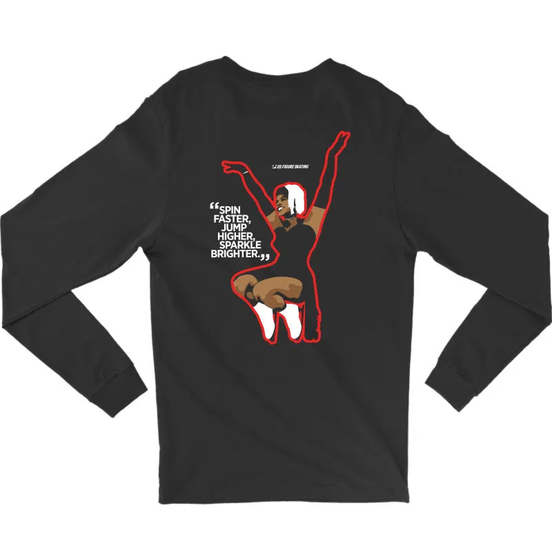 Mabel Fairbanks Skatingly Yours, Jersey Long Sleeve T-shirt