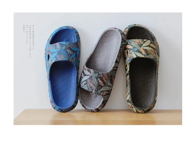 Men Beach Sandals Summer Male Casual Flat Non-slip Breathable Slippers - MSL50272