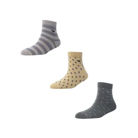 Men's AL012 Pack of 3 Ankle Socks