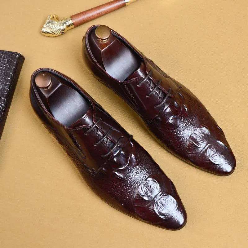 Men's Business Suit Pointed Leather Shoes