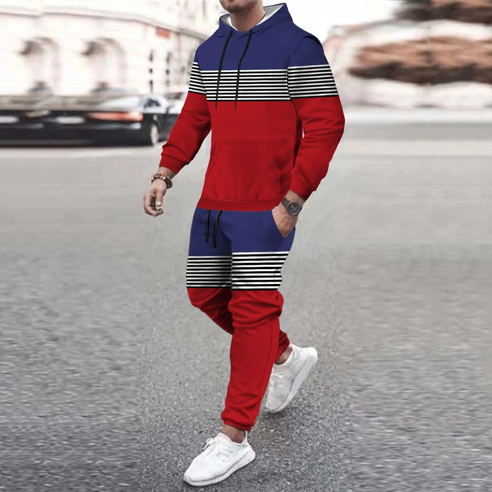 Men's Casual Loose-fitting Hoodie Sweater