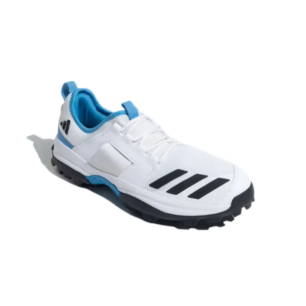 Men's Cricup 23 Cricket Shoe (Cloud White/Core Black/Pulse Blue)