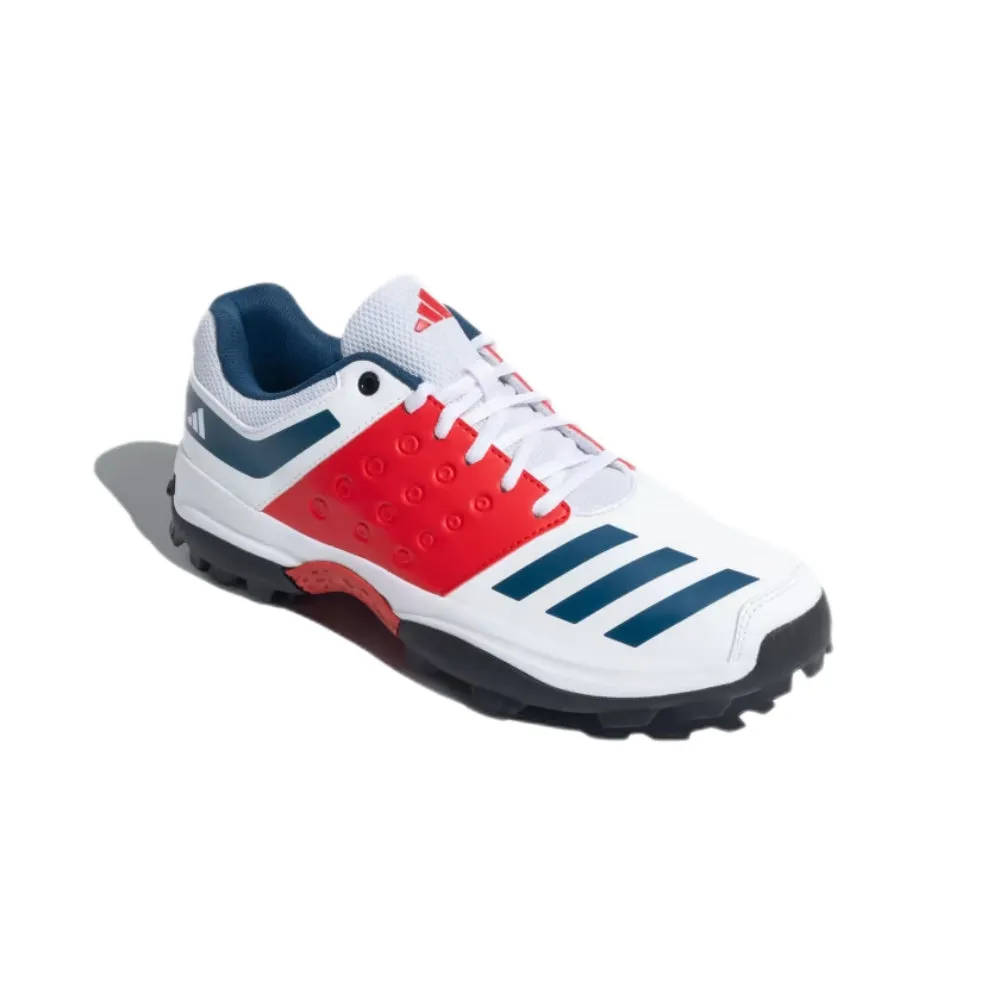 Men's Crinu 23 Cricket Shoe (Cloud White/Blue Night/Better Scarlet)