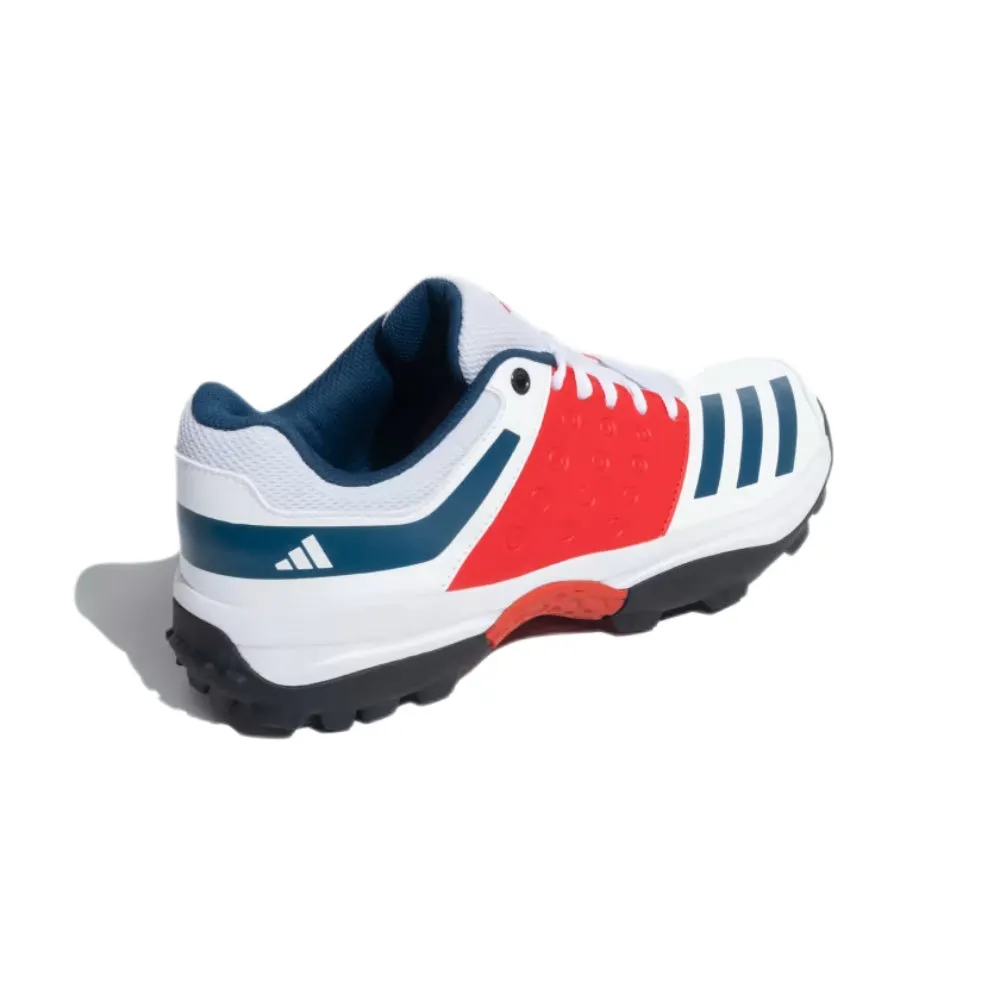 Men's Crinu 23 Cricket Shoe (Cloud White/Blue Night/Better Scarlet)