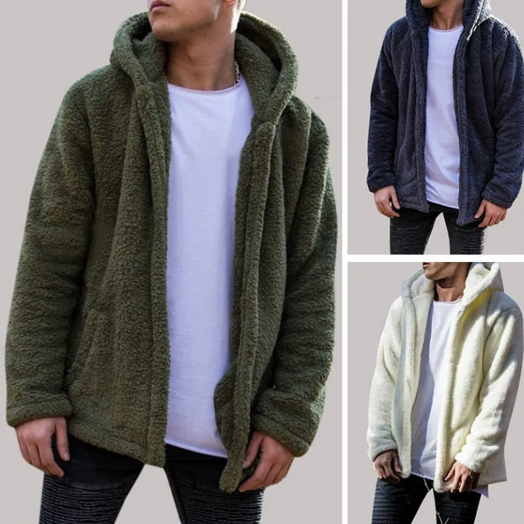 Men's Teddy Fleece Cardigan