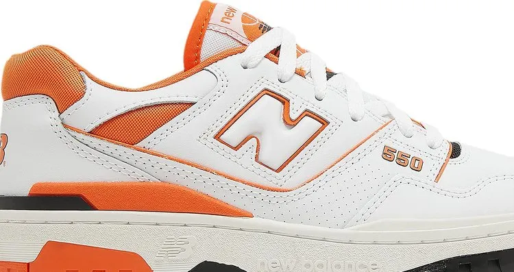 New Balance 550 'Varsity Orange' sneakers, white