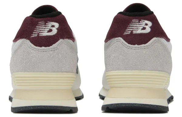 New Balance 574 'White Burgundy' sneakers, white