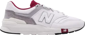 New Balance 997 sneakers, white/gray/red