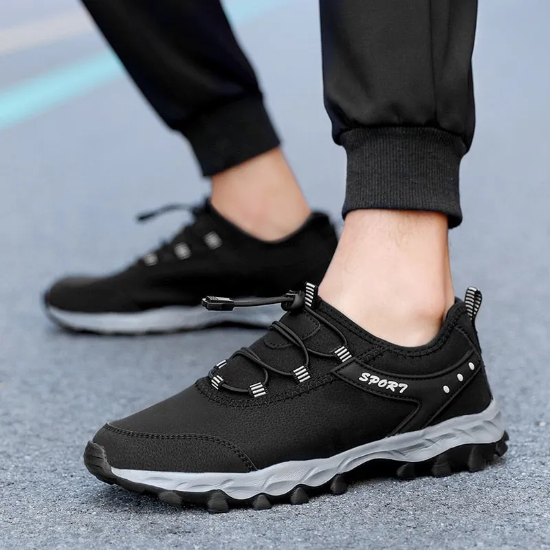 New Brand Fashion Outdoors Sneakers Breathable Lace Up  Men's shoes Men Casual Vulcanized Shoes Zapatos Hombre Big Size 38-47