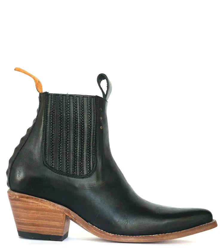 No.1001 FREEWAY chelsea boot - black leather - MEN