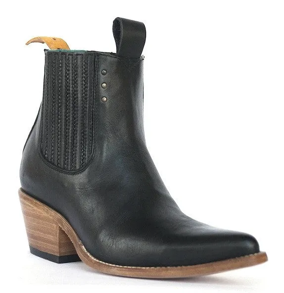 No.1001 FREEWAY chelsea boot - black leather - MEN