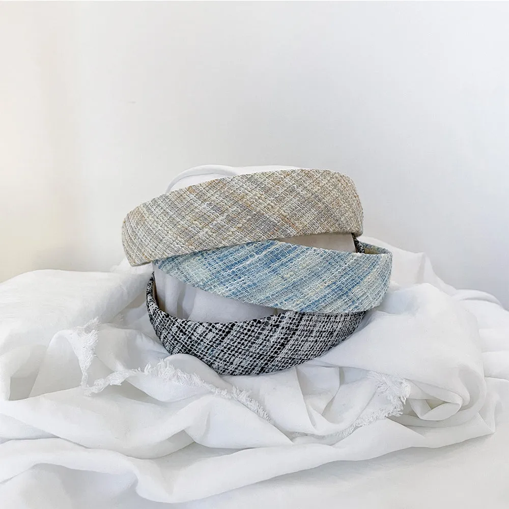 Plaid Tweed Headband