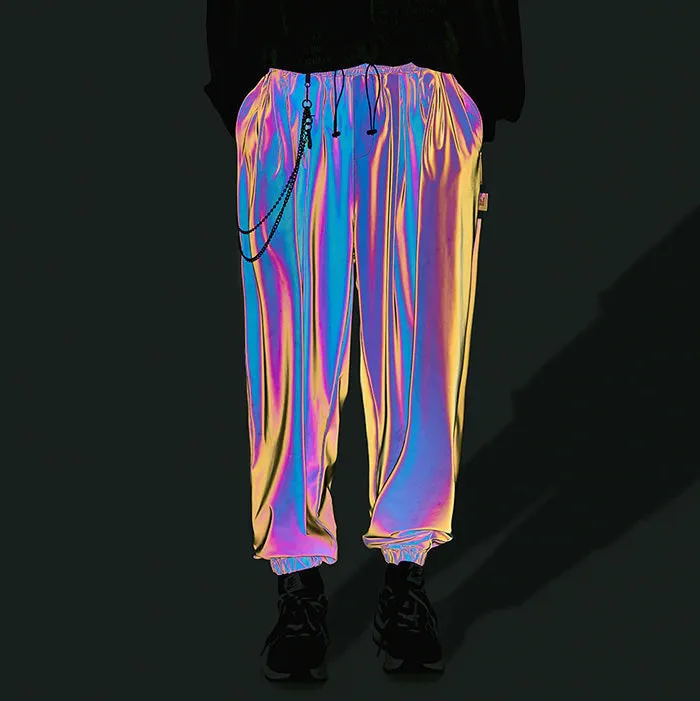 Reflective Wide Pants