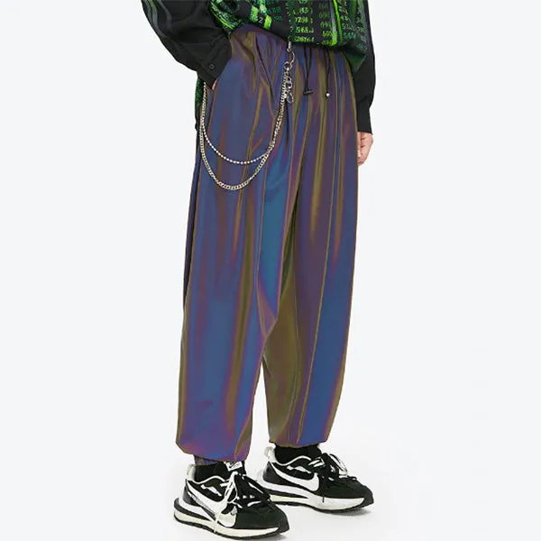 Reflective Wide Pants