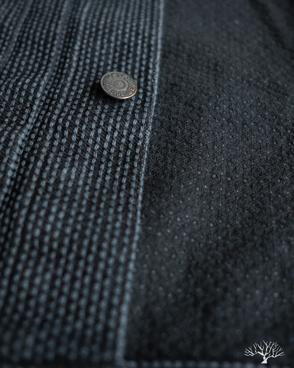 Sashiko Type 2 Jacket - Grey x Black