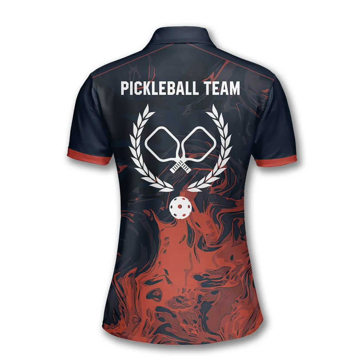 Smoke Fire Live Love Play Pickleball Polo Shirts For Women