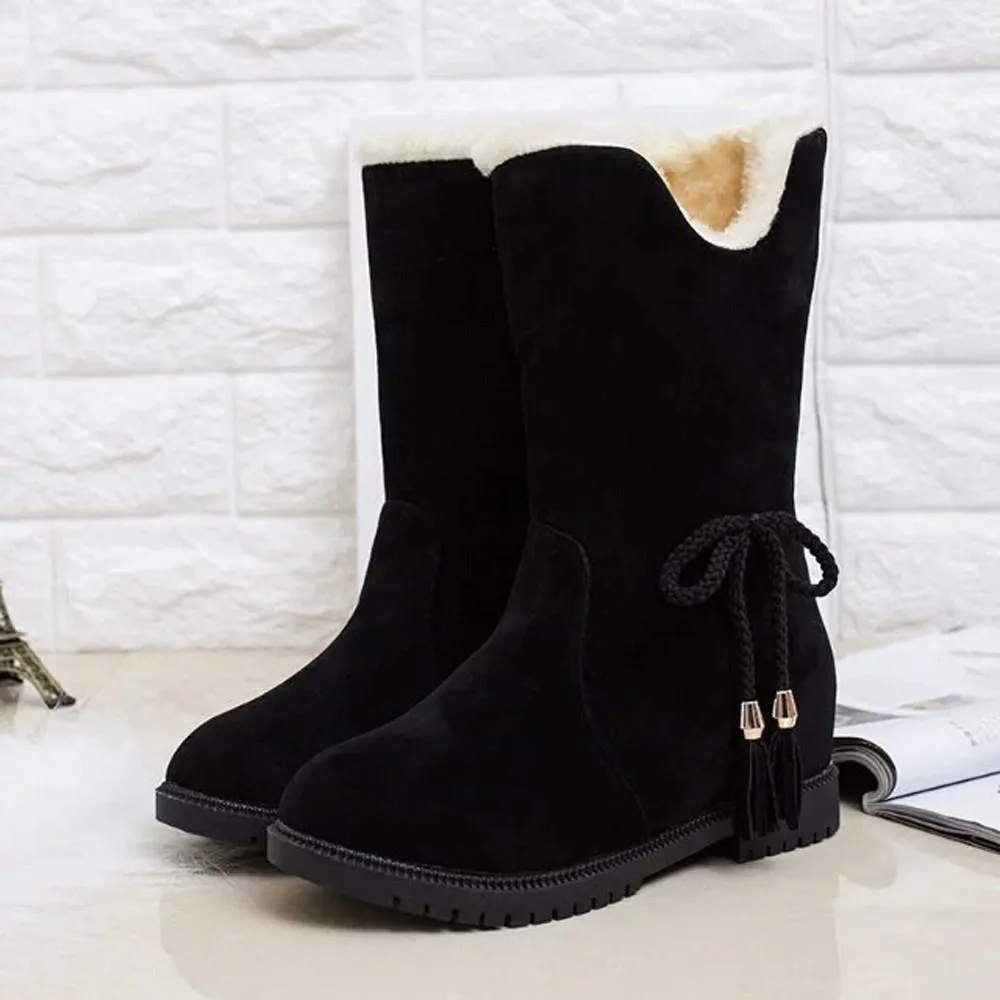 Snow Boots Winter Ankle Boots Women Shoes Heels Winter Boots Fashion Shoes