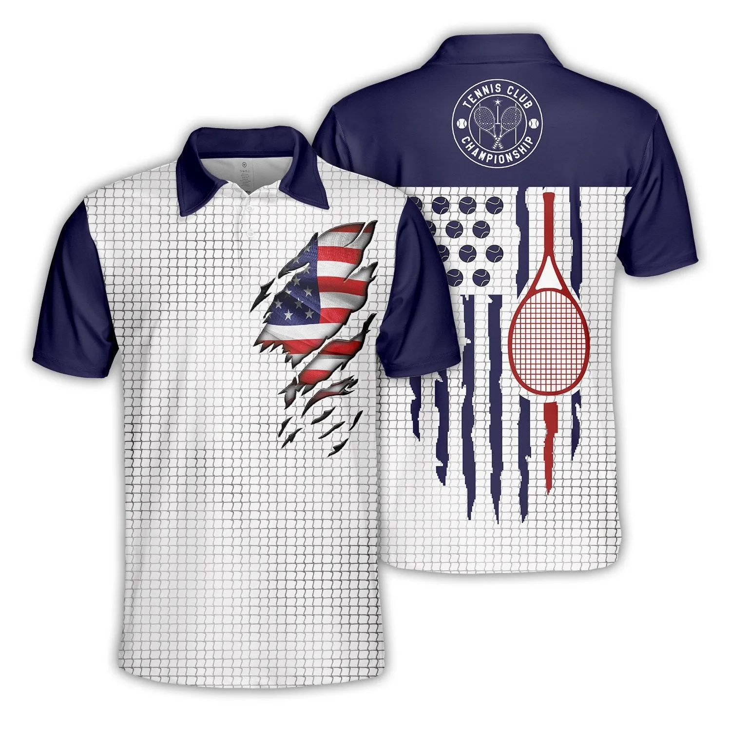 Tennis Lover 3D Polo Shirt For Men, Perfect Gift for Tennis Lovers