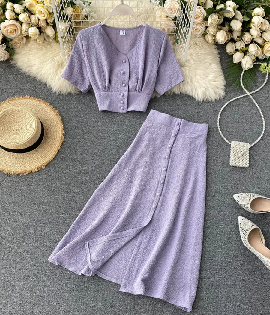 Two-piece dress summer dress   S21